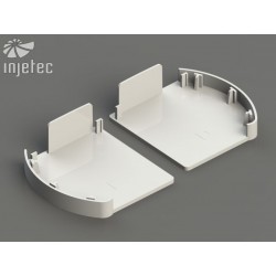 Tampa da rolô 1720 Lisa direita e esquerda