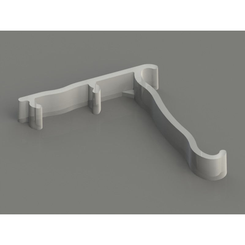 copy of Suporte do bandô 50 mm alumínio e PVC