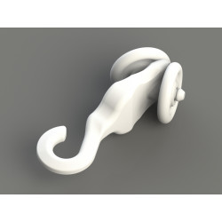 Rodízio para cortina Hospitalar