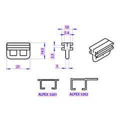 Rodízio Duplo para Cortina