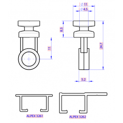 Rodízio com clic voal
