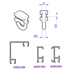 Caster nº1 para Cortinas