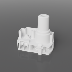 Tampa Redutor Roseta Fina com parafuso