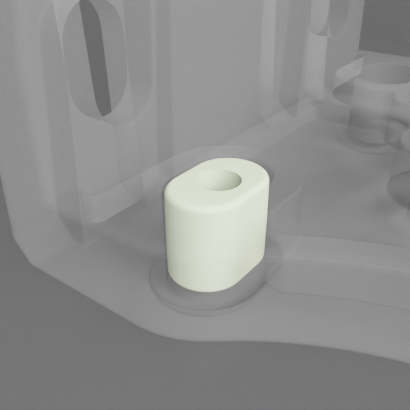 Bucha centralizadora para parafuso do suporte