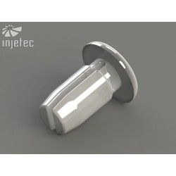 Acabamento do bastão furado