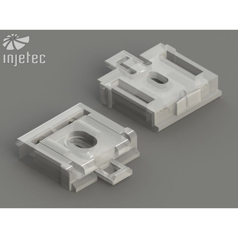 Garra do trilho da rolô