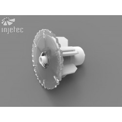 Comando oposto com pino retrátil curto e acionador duplo Mod.A