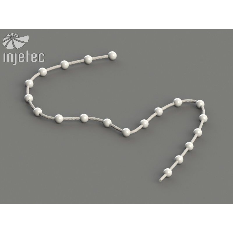 Corrente plástica Espaçada bola 10